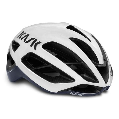 kask protone white navy blue